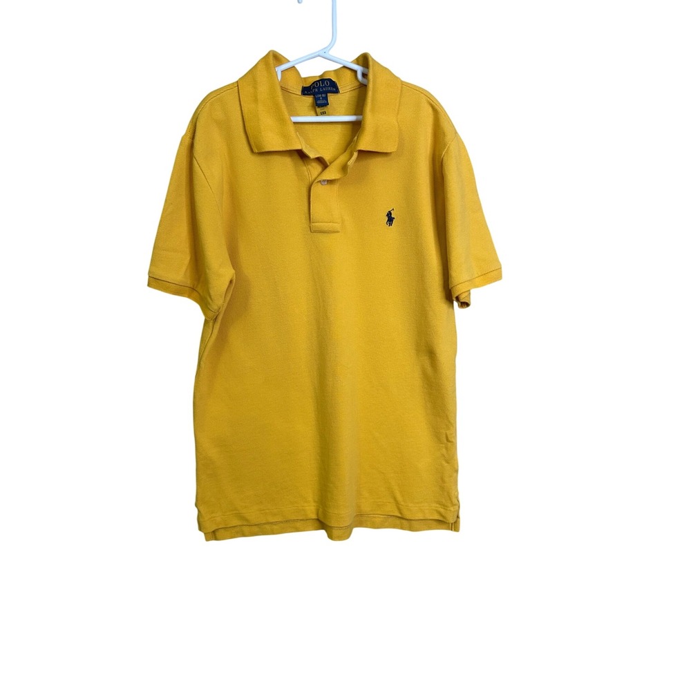 Polo Ralph Lauren Kids Polo Shirt Gold Classic Fit Size L (14-16) G‎